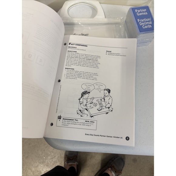 Every Day Counts Partner Games For Number Concepts W/ Class Cardstock Pkg 4th Gr - Picture 10 of 14